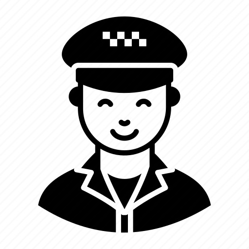 Chauffeur icon representing premium chauffeur-driven services, executive transportation, and luxury car hire for business and travel.
