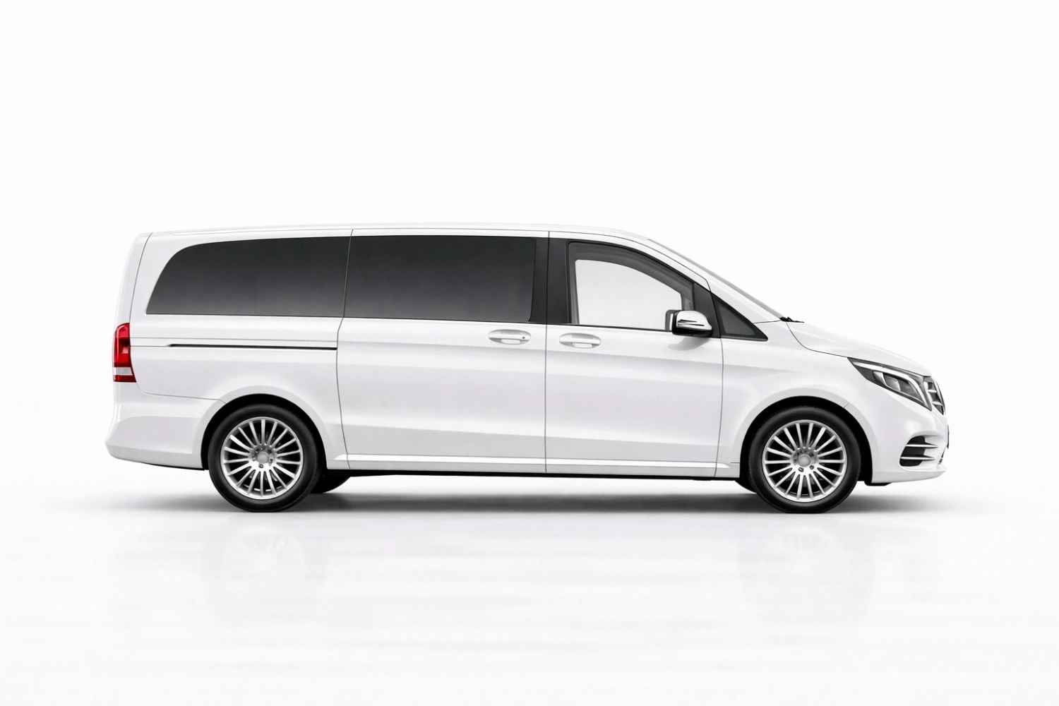 Business van used for corporate transportation, logistics, or professional mobility services.