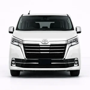 ProRido Toyota Granace front view luxury MPV chauffeur rental spacious India