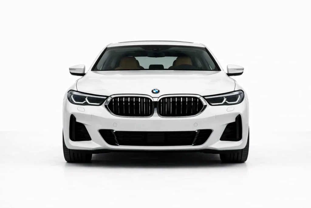 ProRido BMW 6 Series front view luxury chauffeur sedan rental premium India
