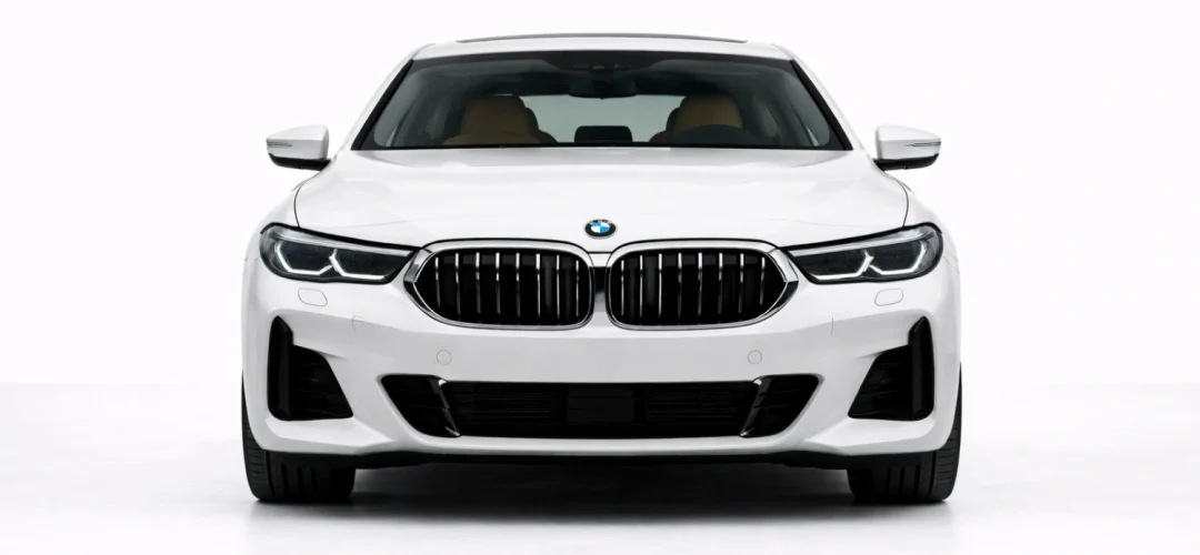 ProRido BMW 6 Series front view luxury chauffeur sedan rental premium India