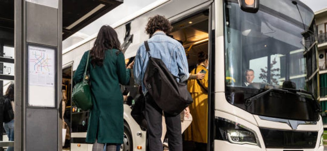 Spacious luxury coach with plush seating and premium amenities, ideal for corporate travel, group events, airport transfers, and executive transportation.